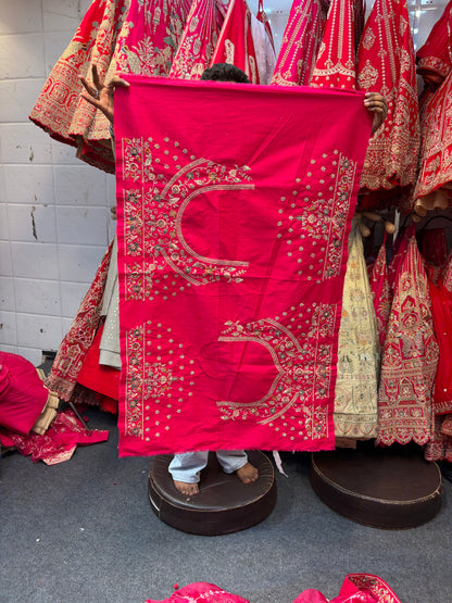 Red Designer Bridal Lehenga