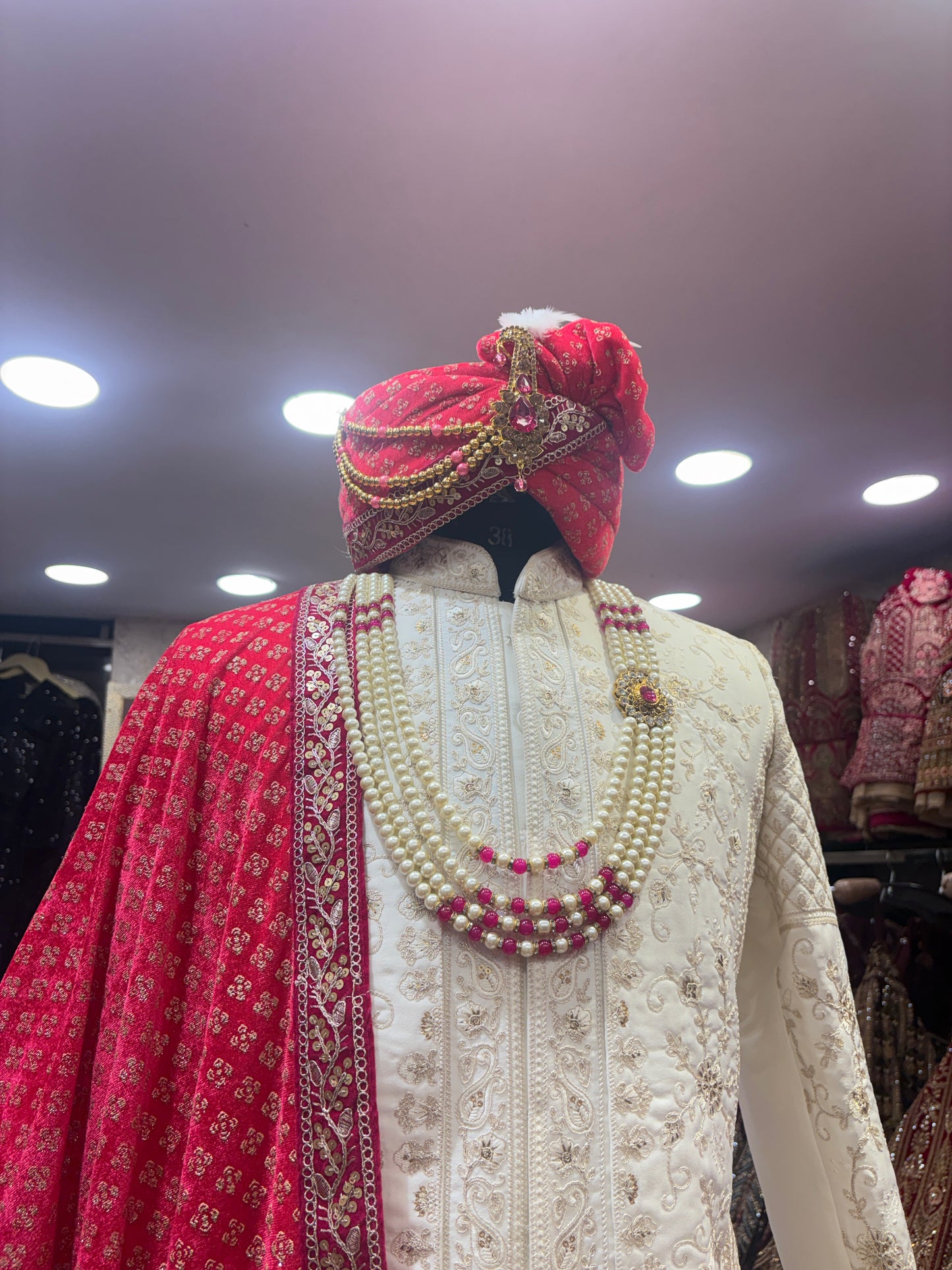 Good looking bridal Lehenga sherwani combo