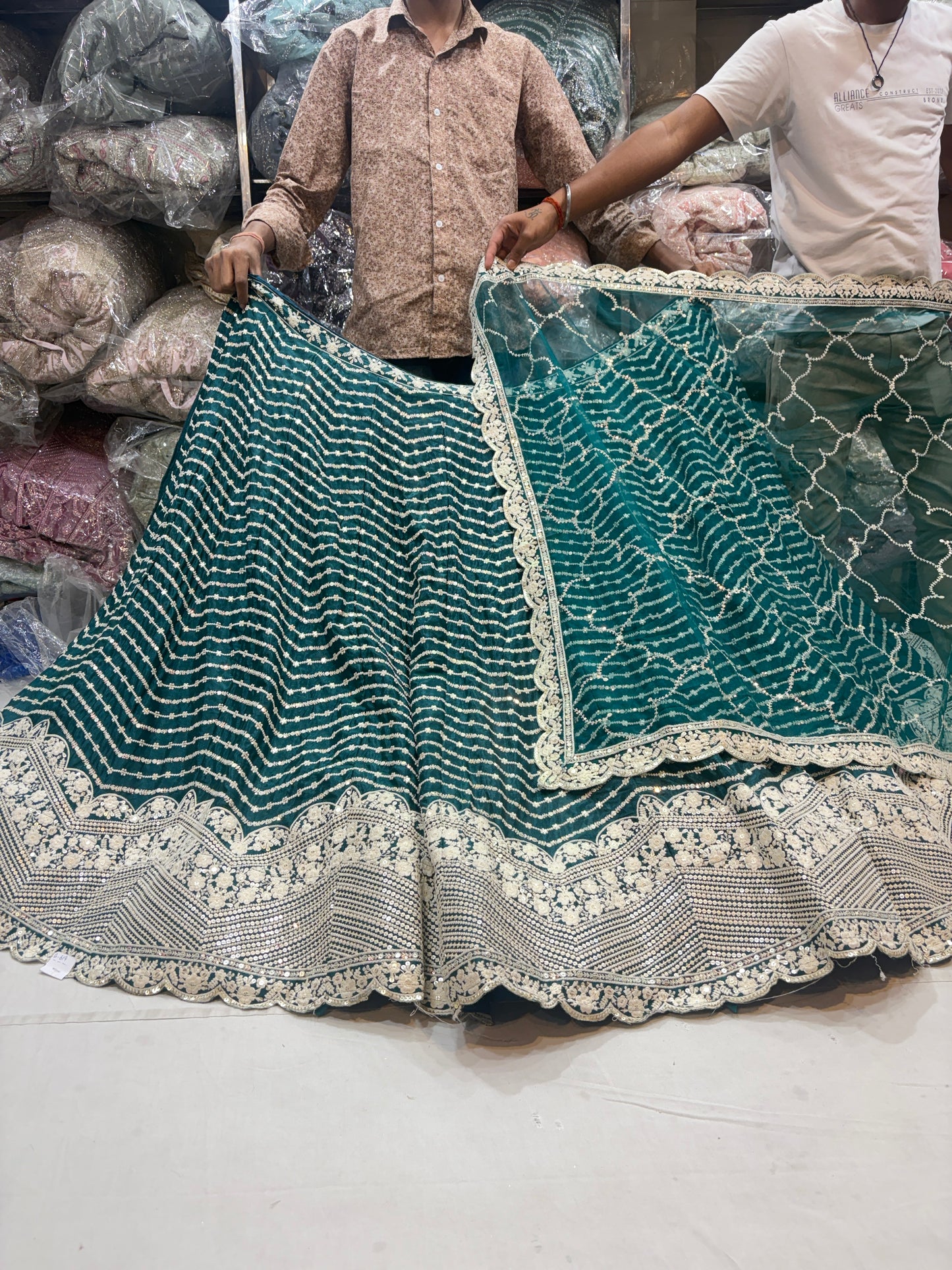 Elegant green Lehenga