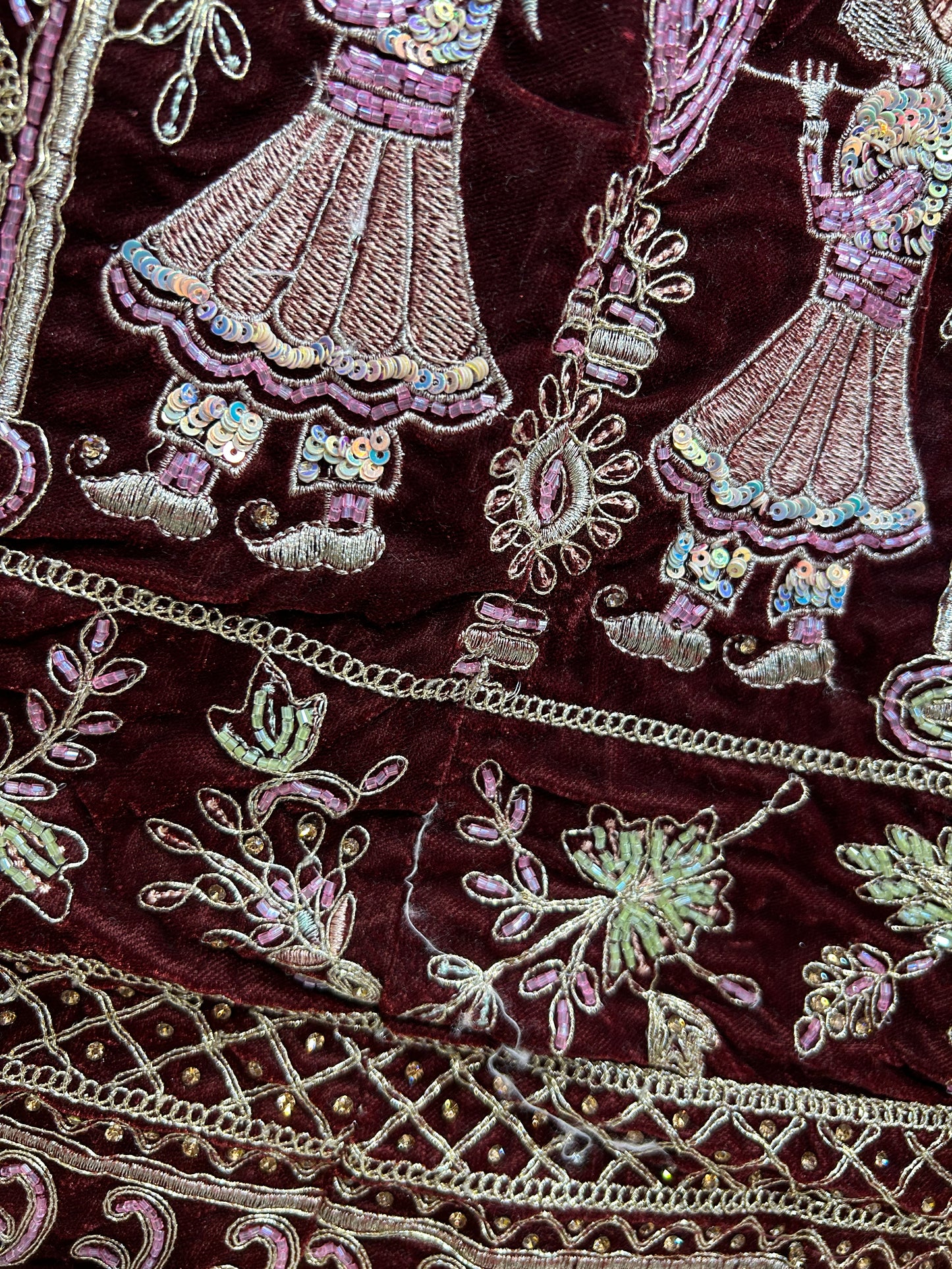 Khoobsurat maroon doli barat bridal lehenga❤️