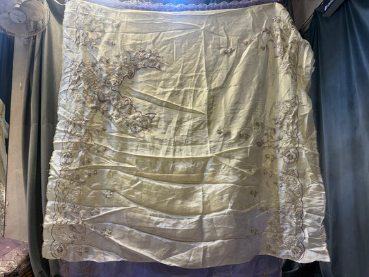 Lovely Beige Golden bridal Lehenga