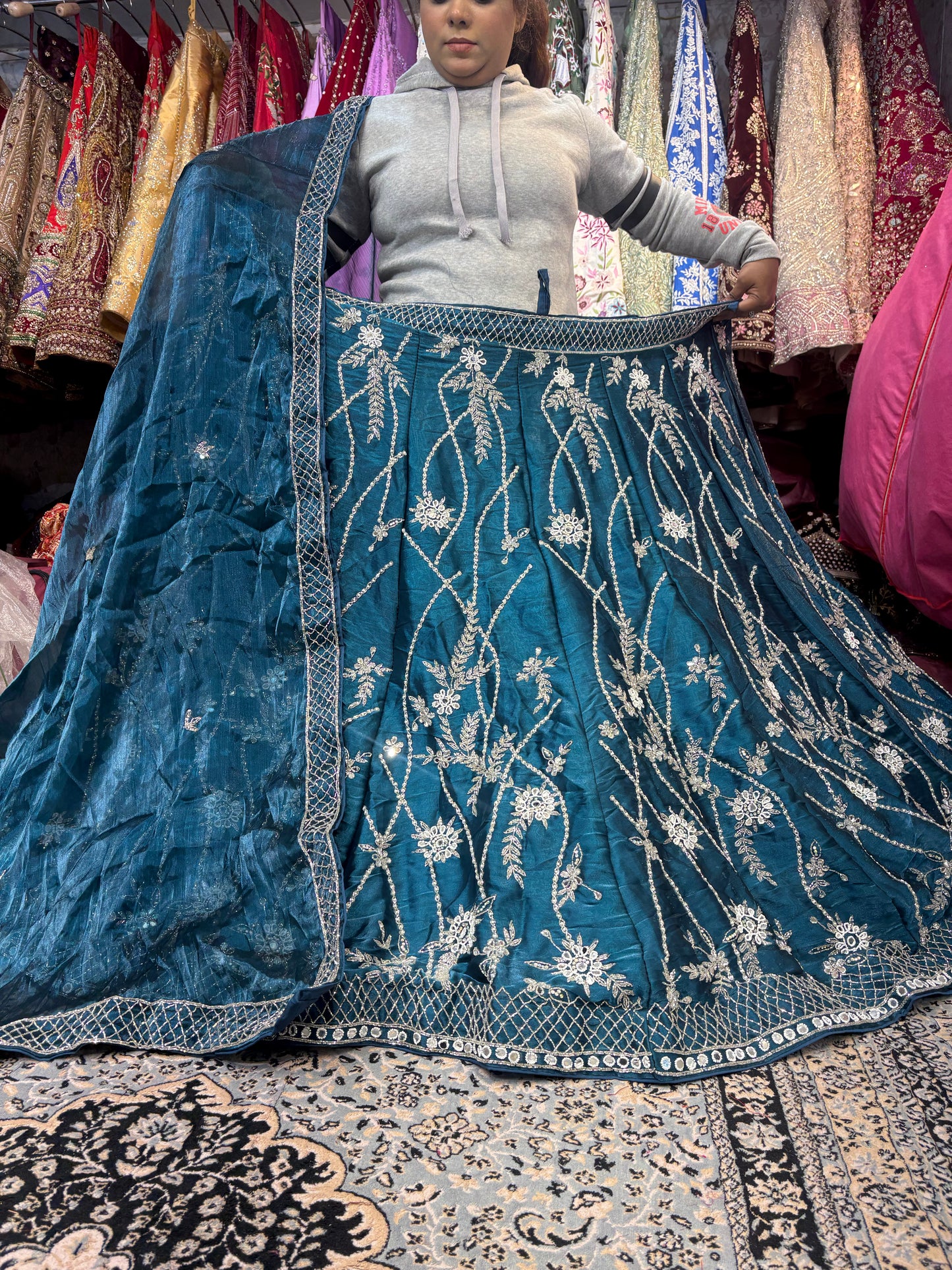 Gorgeous Blue Lehenga