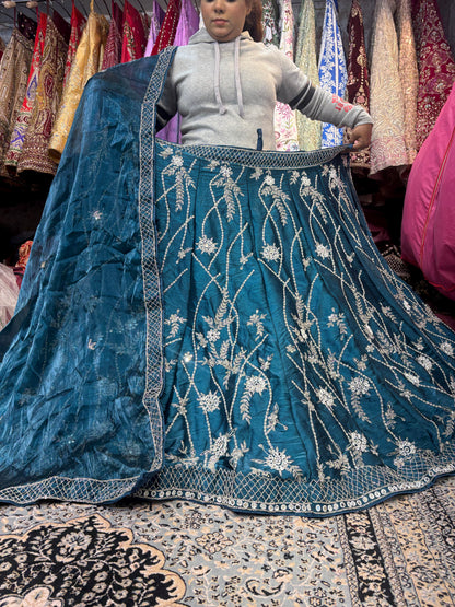 Gorgeous Blue Lehenga