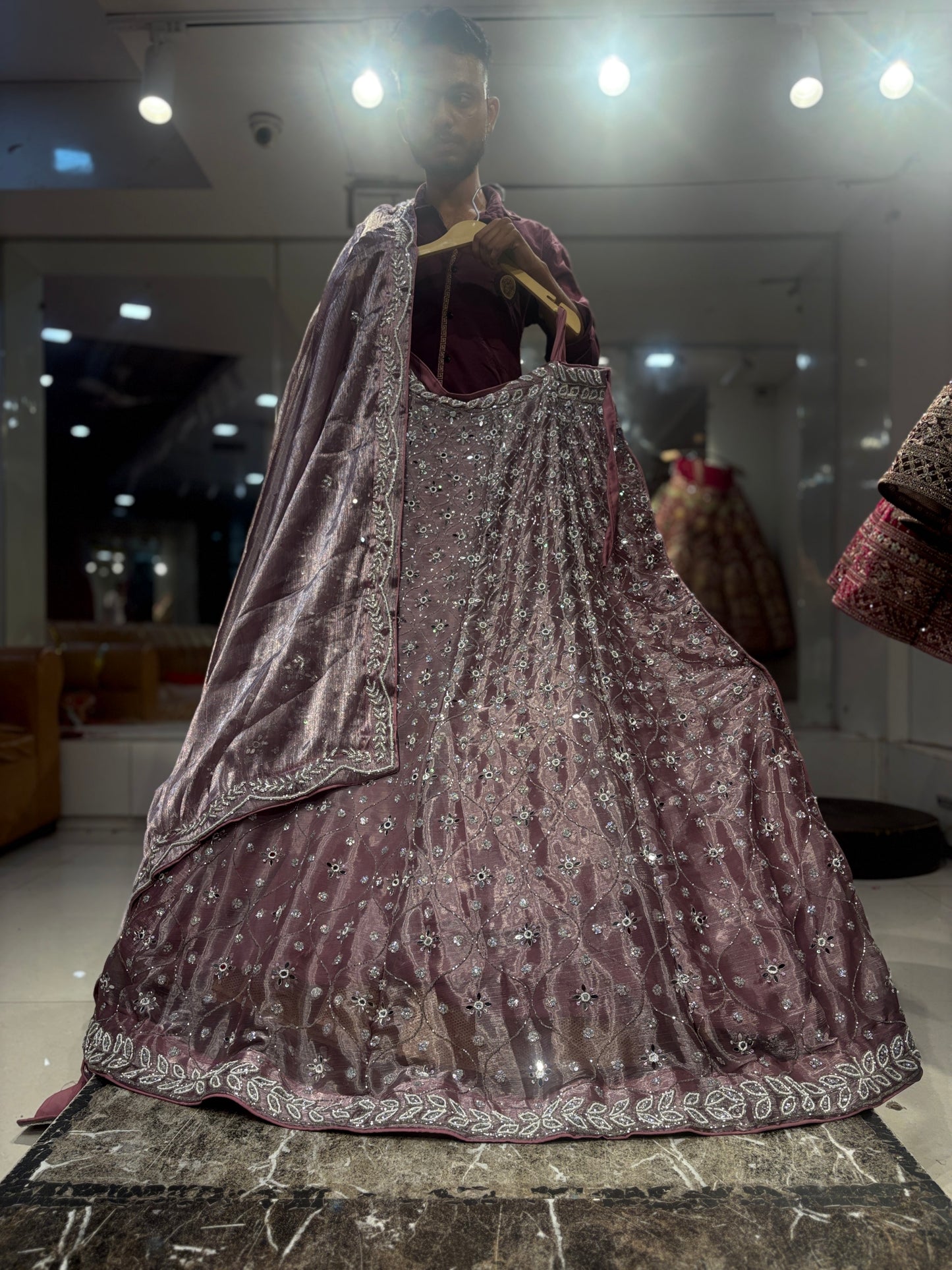 Astonishing pink Lehenga