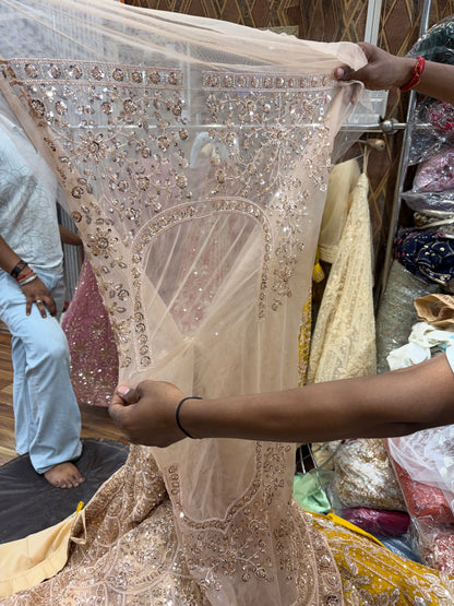 Golden Designer Lehenga