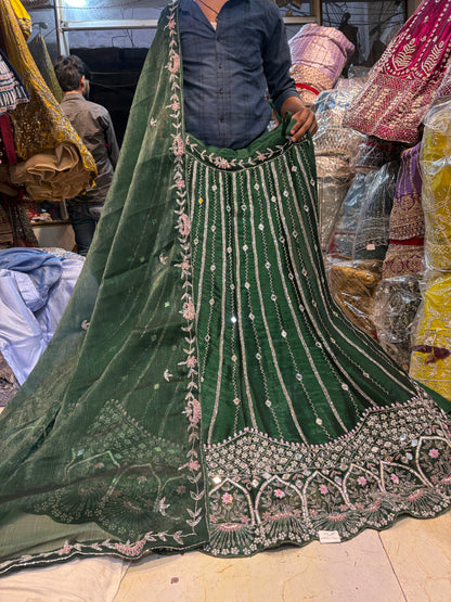 Gorgeous green Lehenga