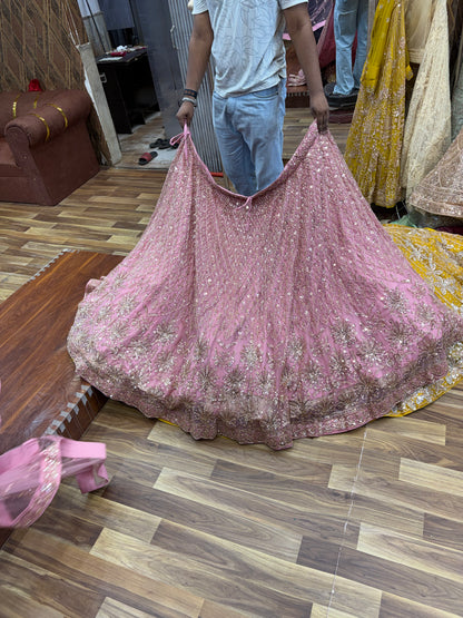 Pink Designer Lehenga