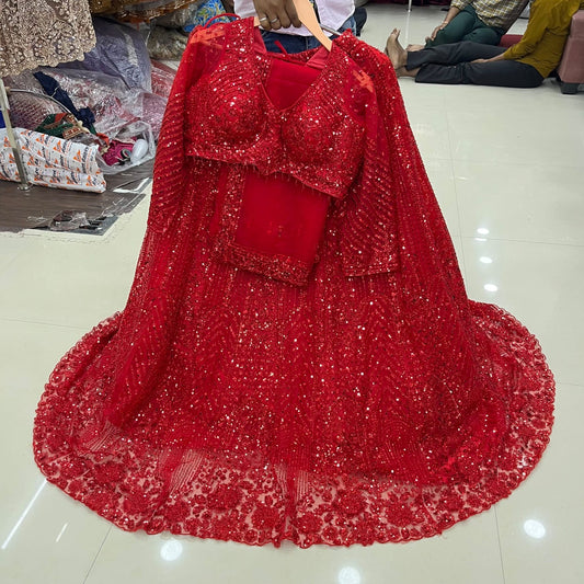 Golden on Golden Monotone Crop Top Lehenga