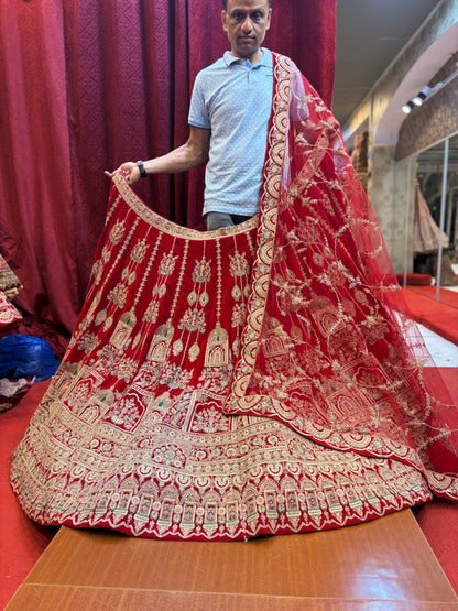 Beautiful red bridal Lehenga