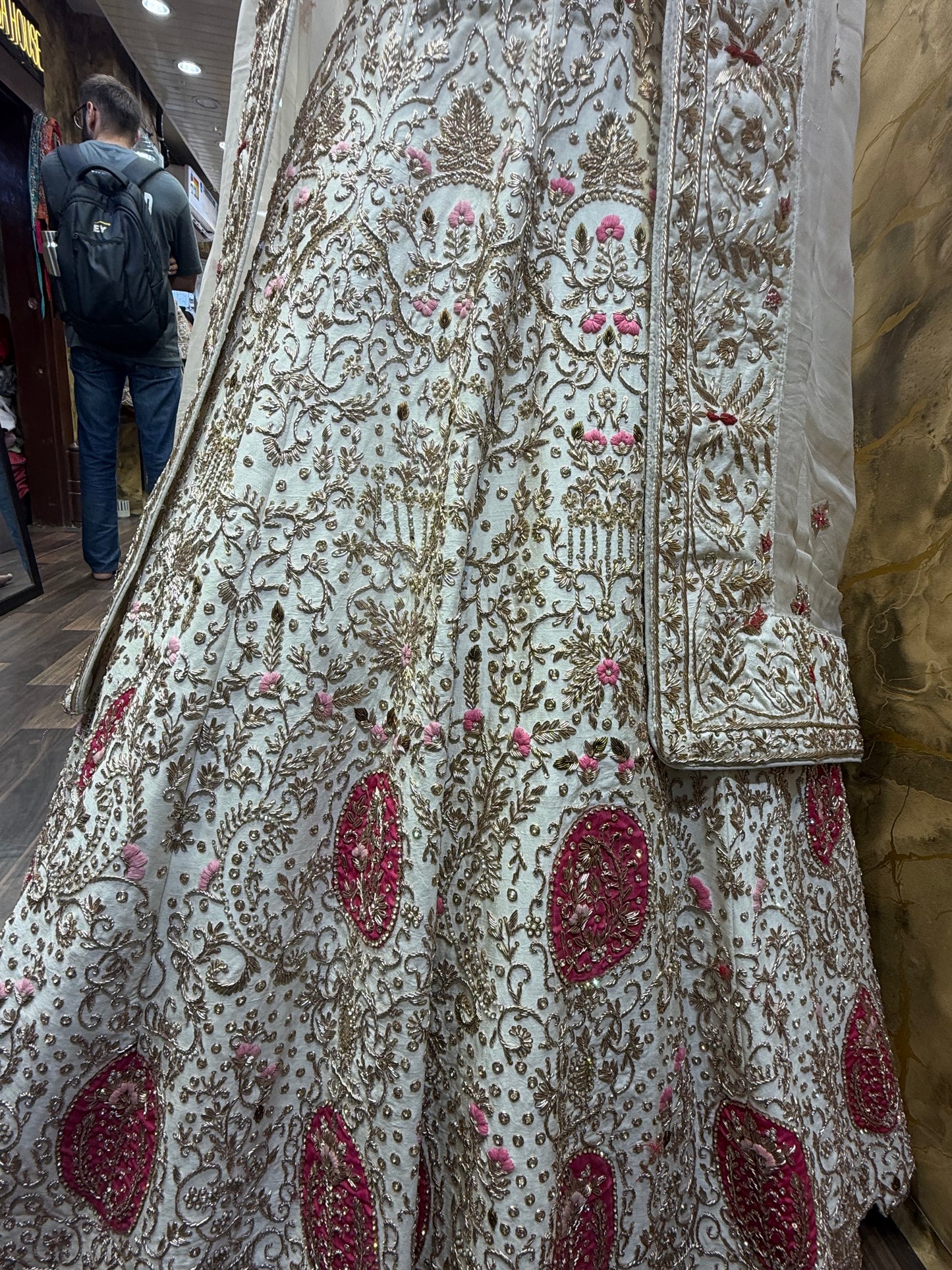 White Designer Heavy Lehenga