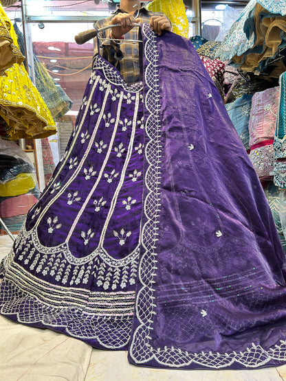 Fantastic purple lehenga