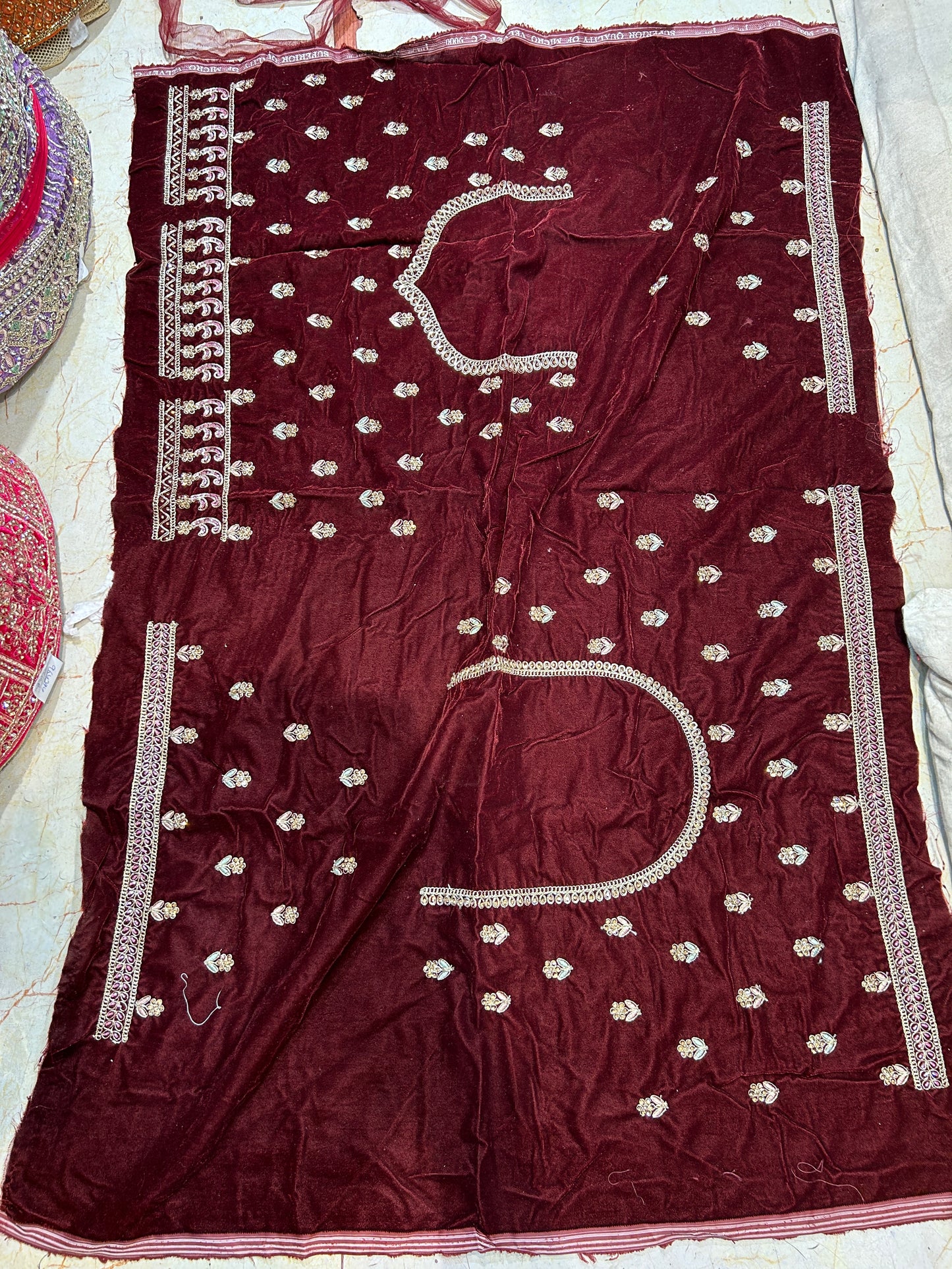 Khoobsurat maroon doli barat bridal lehenga❤️