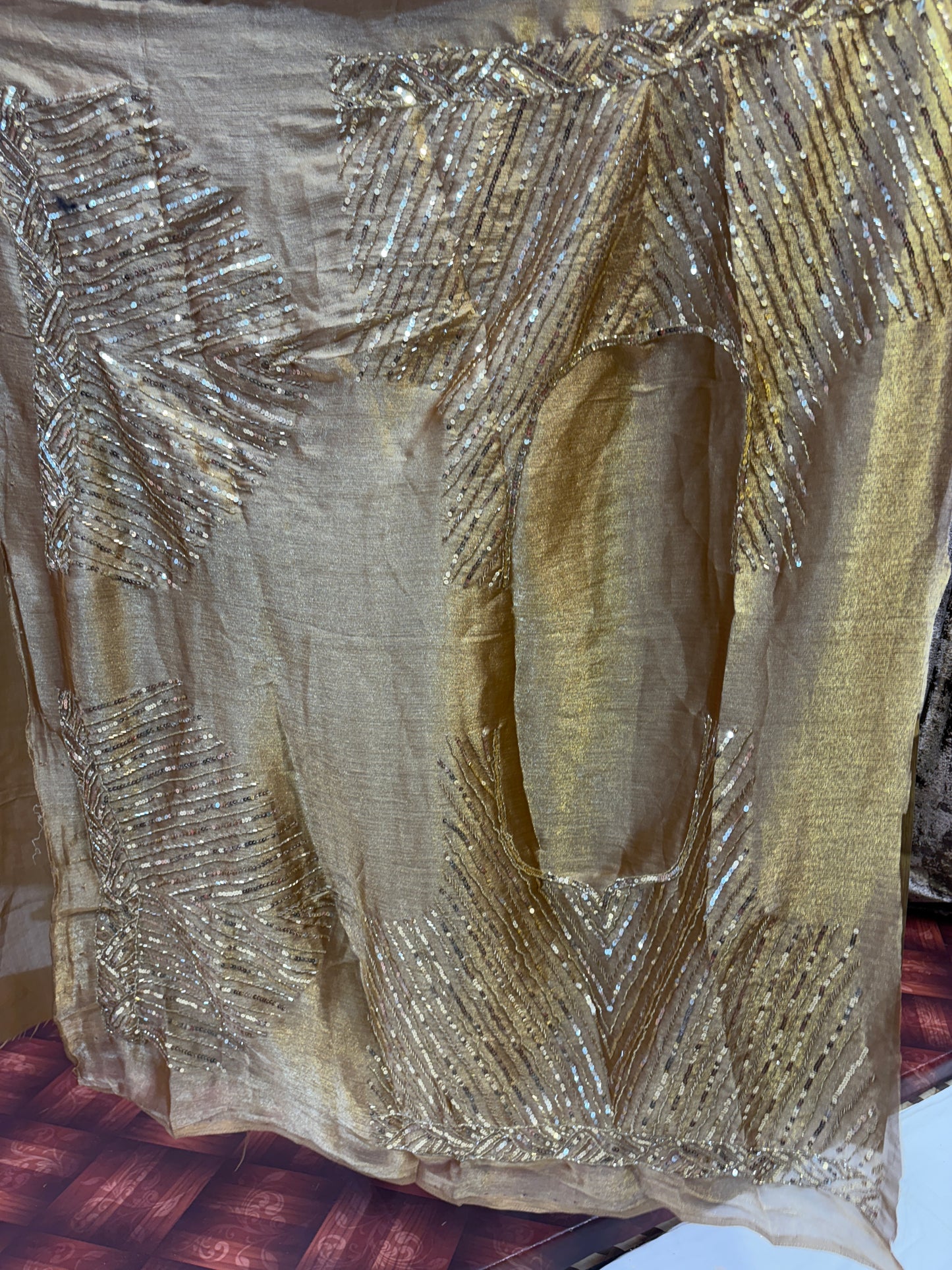 Fantastic golden bridal Lehenga