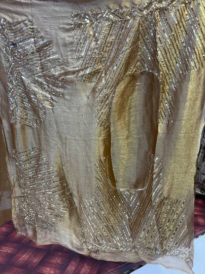 Fantastic golden bridal Lehenga