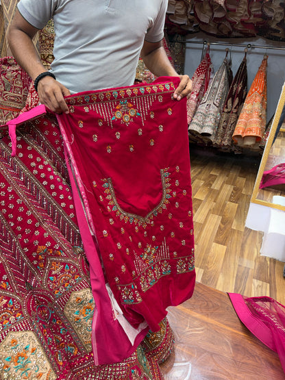 Pink Ball Bridal Lehenga