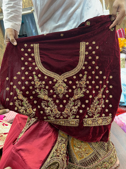 جميلة مارون الزفاف lehenga