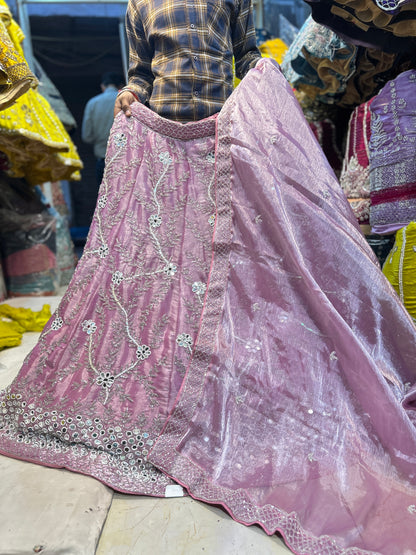 Pleasing baby pink lehenga❤️