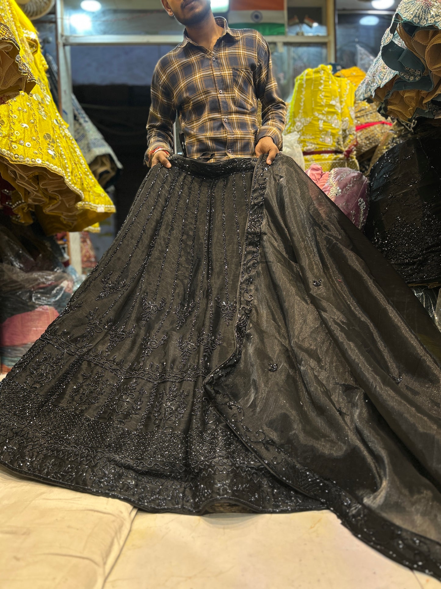 Charming black lehenga❤️