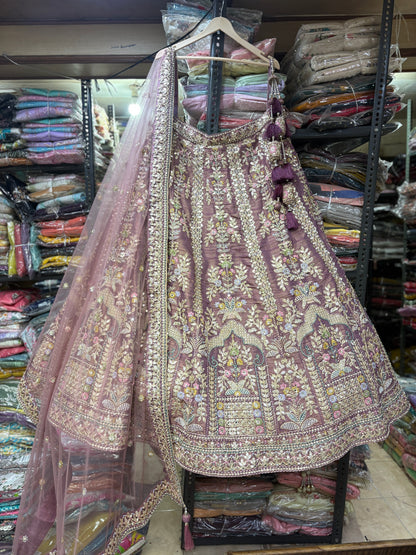 Something different pink Lehenga