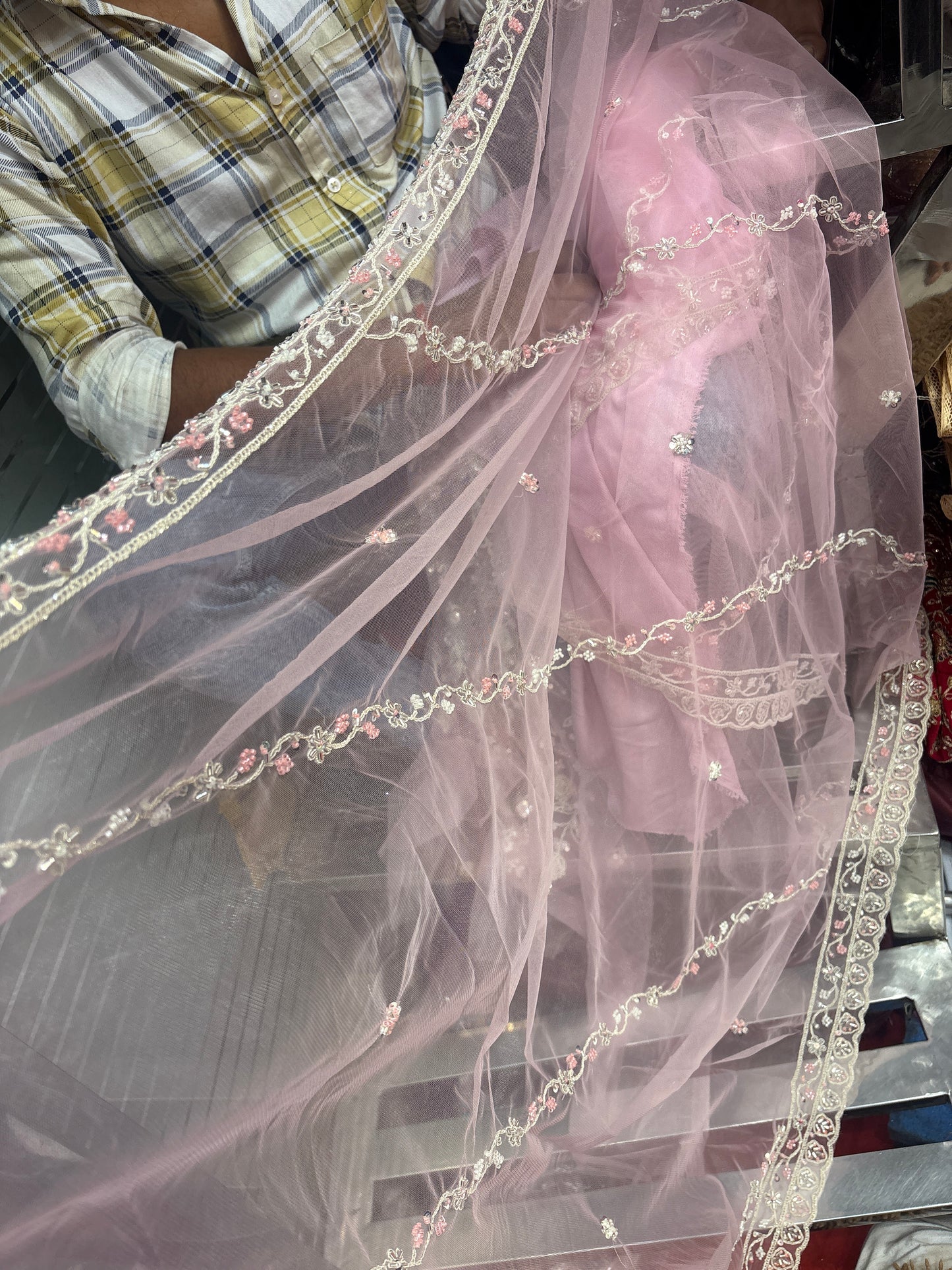 Eye catching pink Lehenga