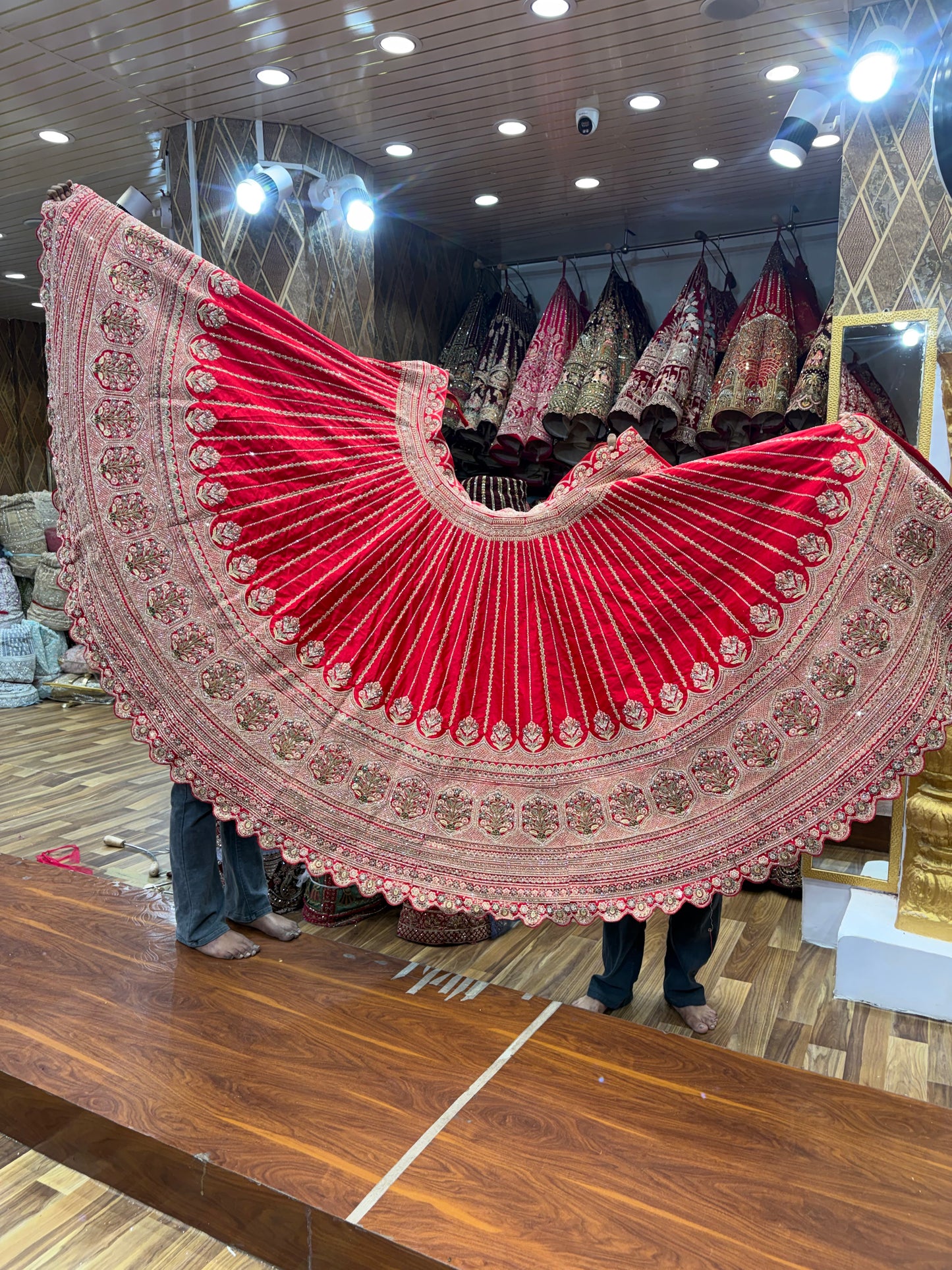 Rani Pink Designer Bridal Lehenga