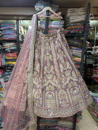 Something different pink Lehenga