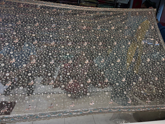 Charming White Saree