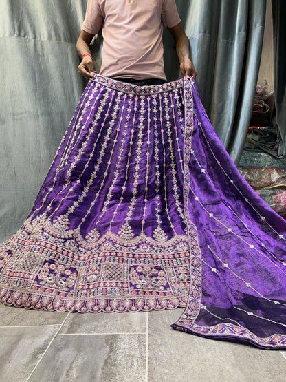 Gorgeous purple lehenga