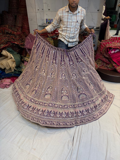 Beige Golden Lehenga