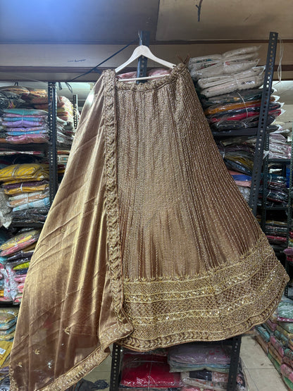 Delightful Golden Lehenga