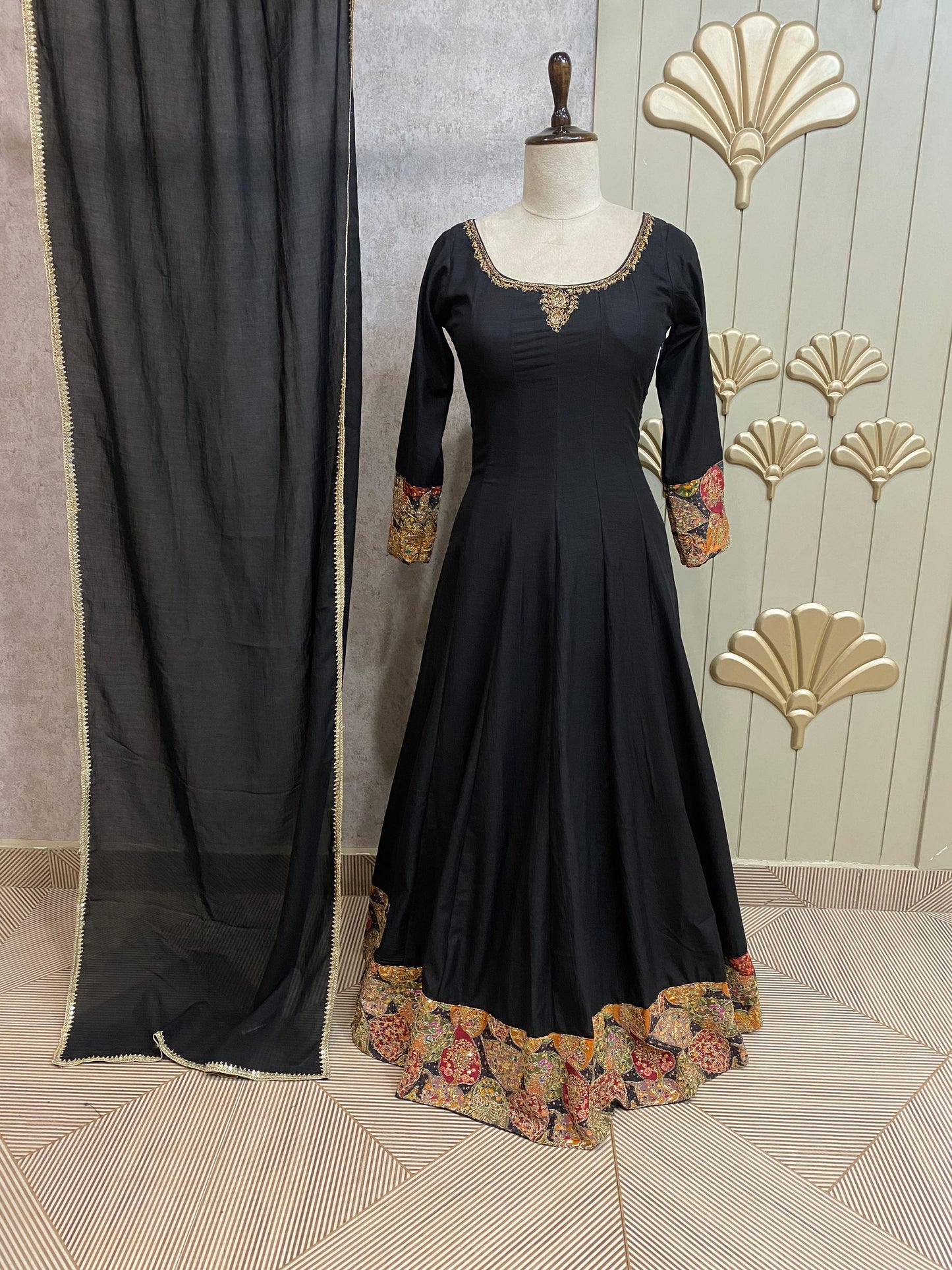 Black gown