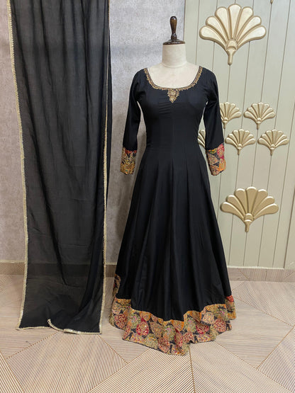 Black gown