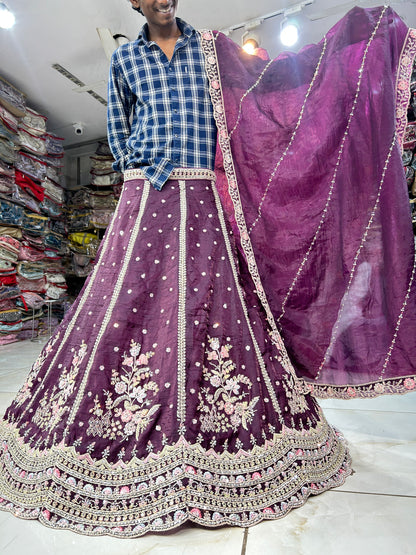 Amazing purple lehenga