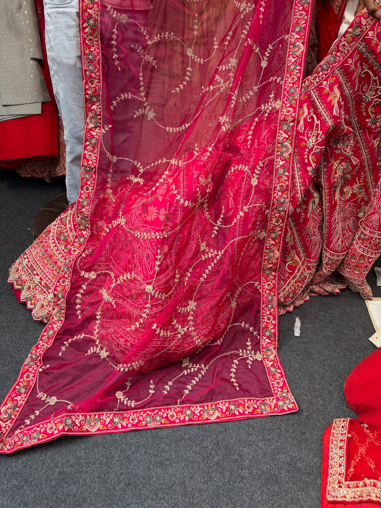 Red Designer Bridal Lehenga