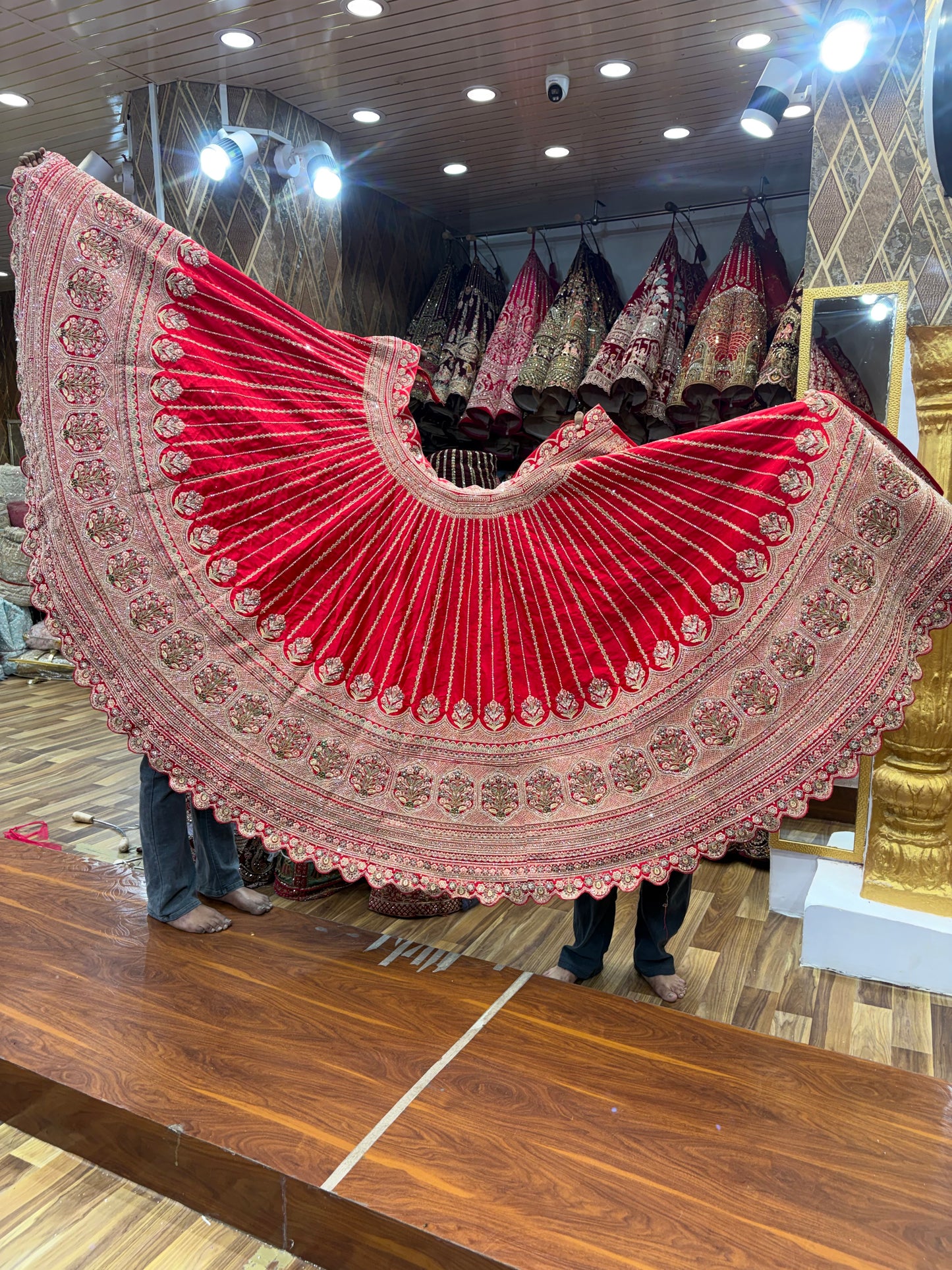 Rani Pink Designer Bridal Lehenga
