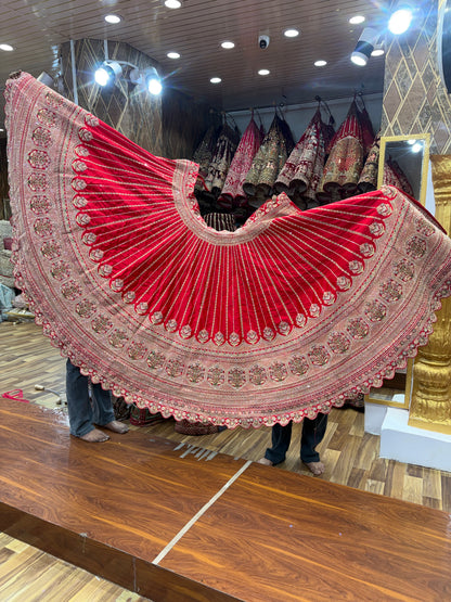 Rani Pink Designer Bridal Lehenga