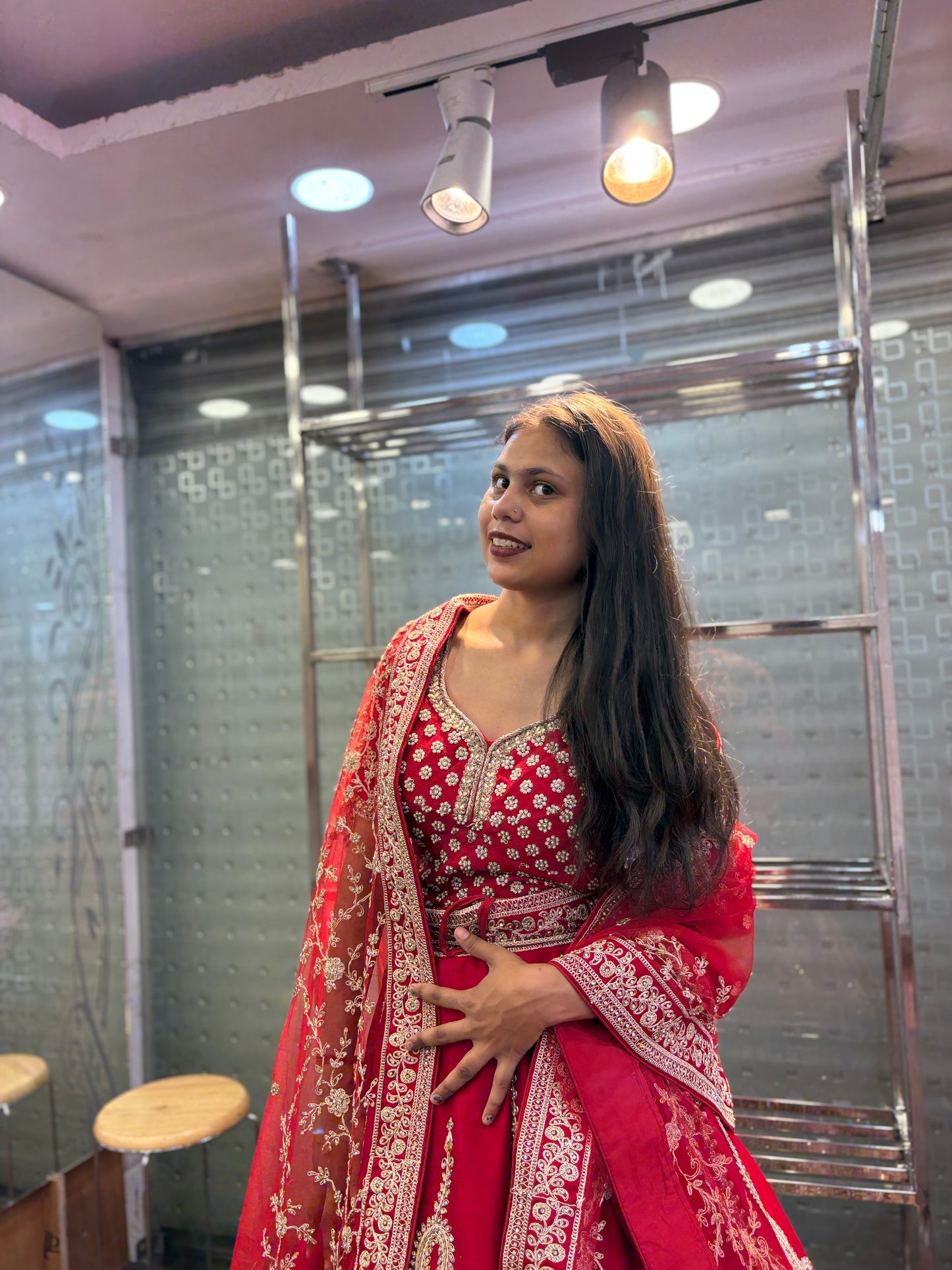 Gorgeous Rani pink bridal Lehenga