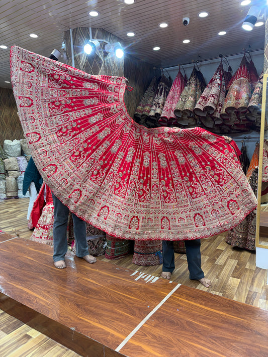 Rani Pink Bridal Lehenga