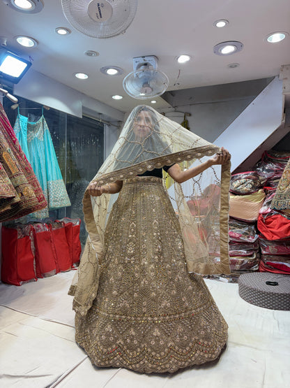 Gorgeous golden Lehenga