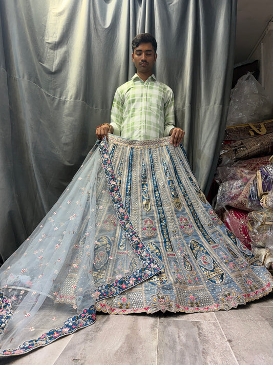 Blue Lehenga