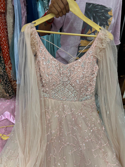 Baby Pink Designer Gown