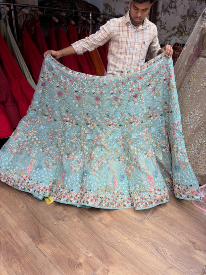 Light Blue Lehenga