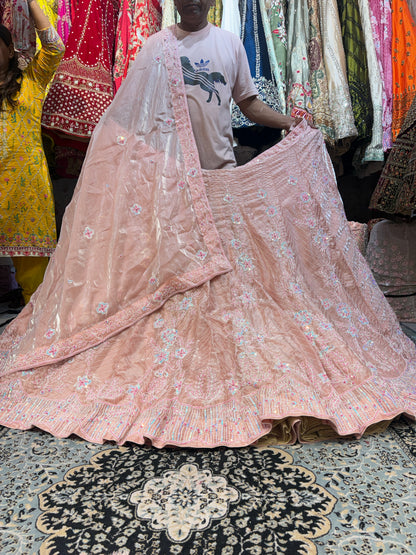 Designer pink Lehenga