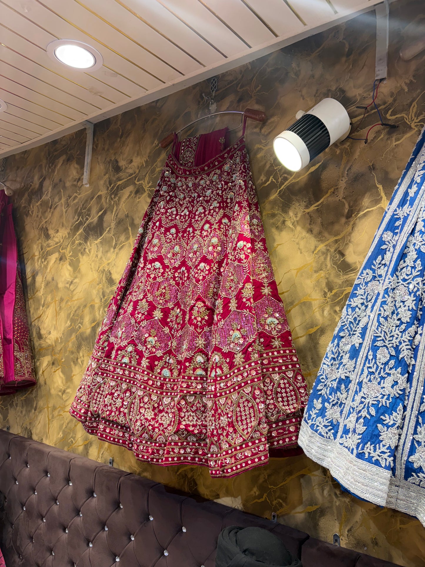 Hot Pink Designer Lehenga