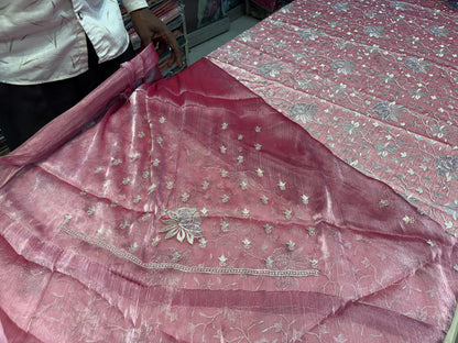 Fantastic pink saree