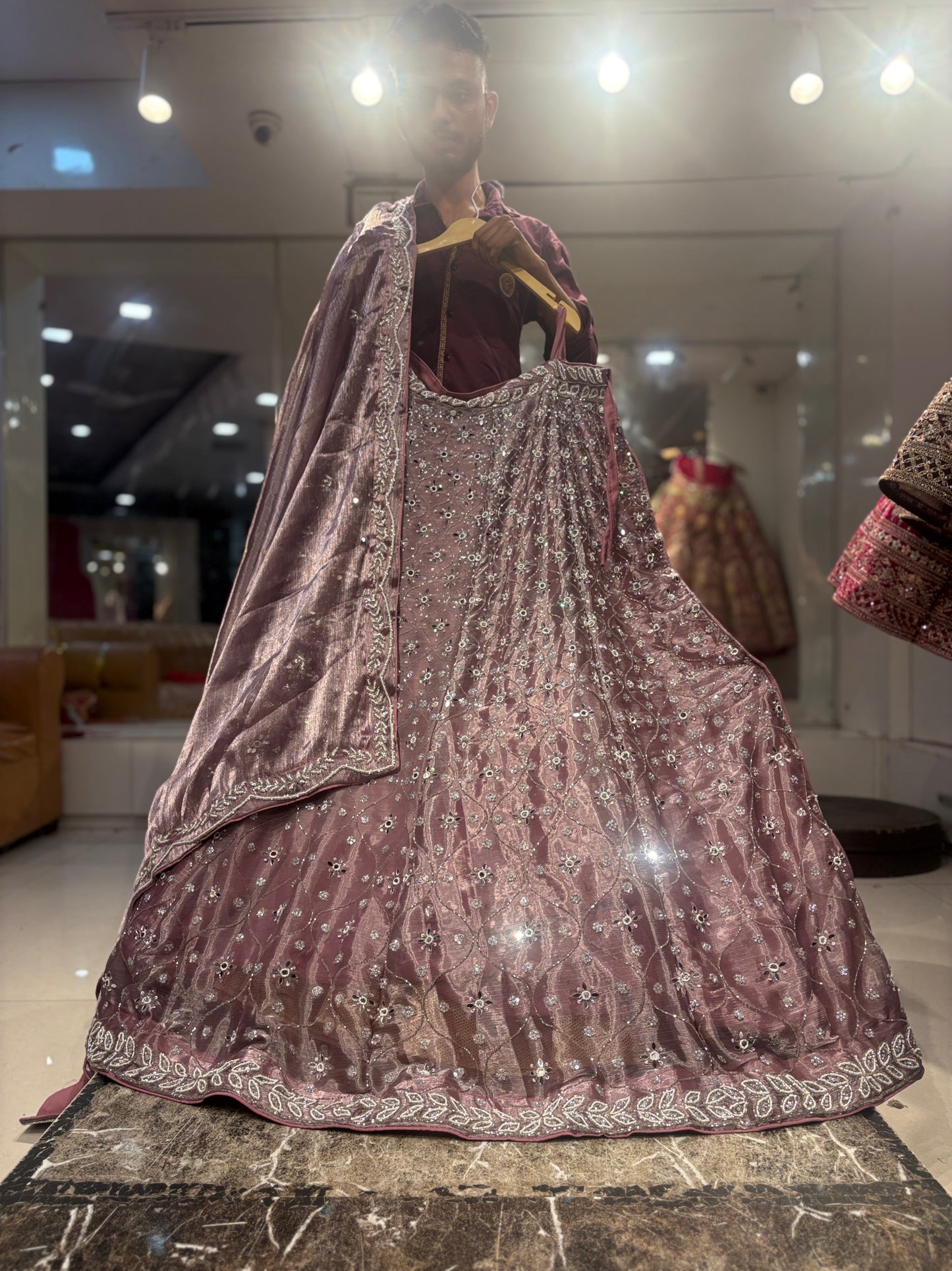 Astonishing pink Lehenga