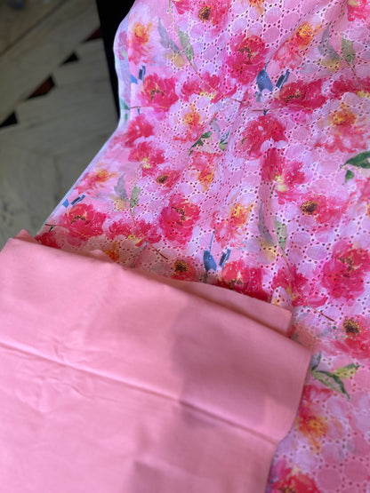 Lovely pink Unstitched suit