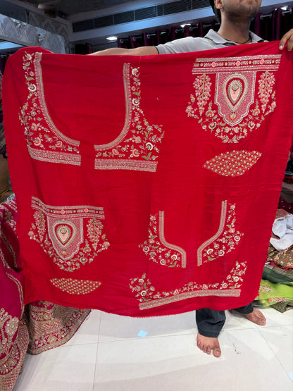 Red Bridal Lehenga