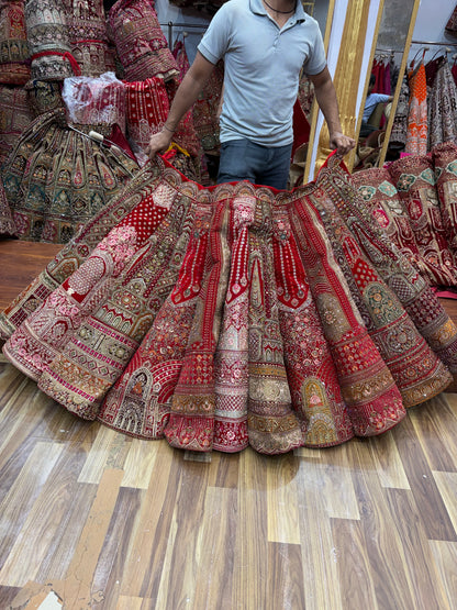 Multikali Ball Bridal Lehenga