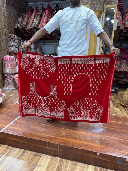 Red Designer Ball Bridal Lehenga